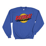 Big Bang Theory Bazinga! Blue Fleece Sweater